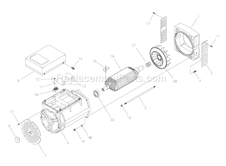 Page A Diagram and Parts List for 040273-0  Briggs and Stratton Generator